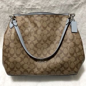 NWT Coach Signature Hallie Purse.